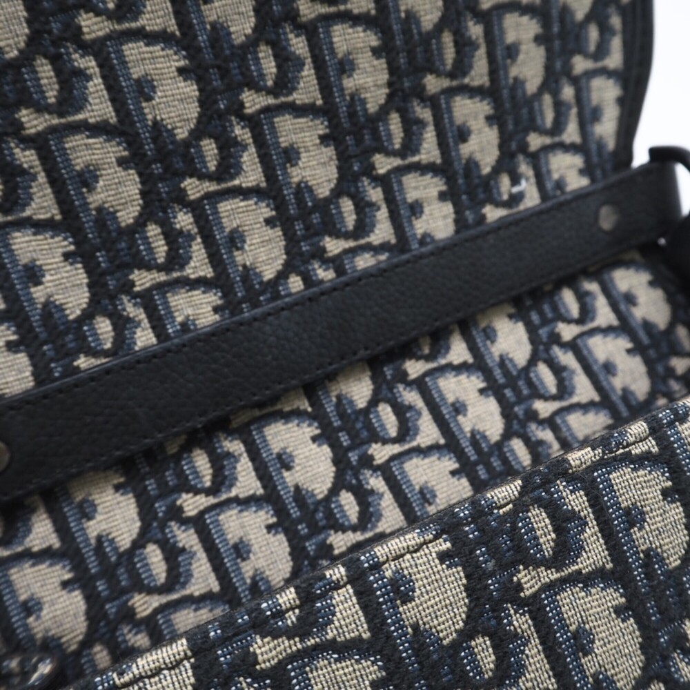 CHRISTIAN DIOR Gray Canvas Shoulder Bag - Picture 16 of 16